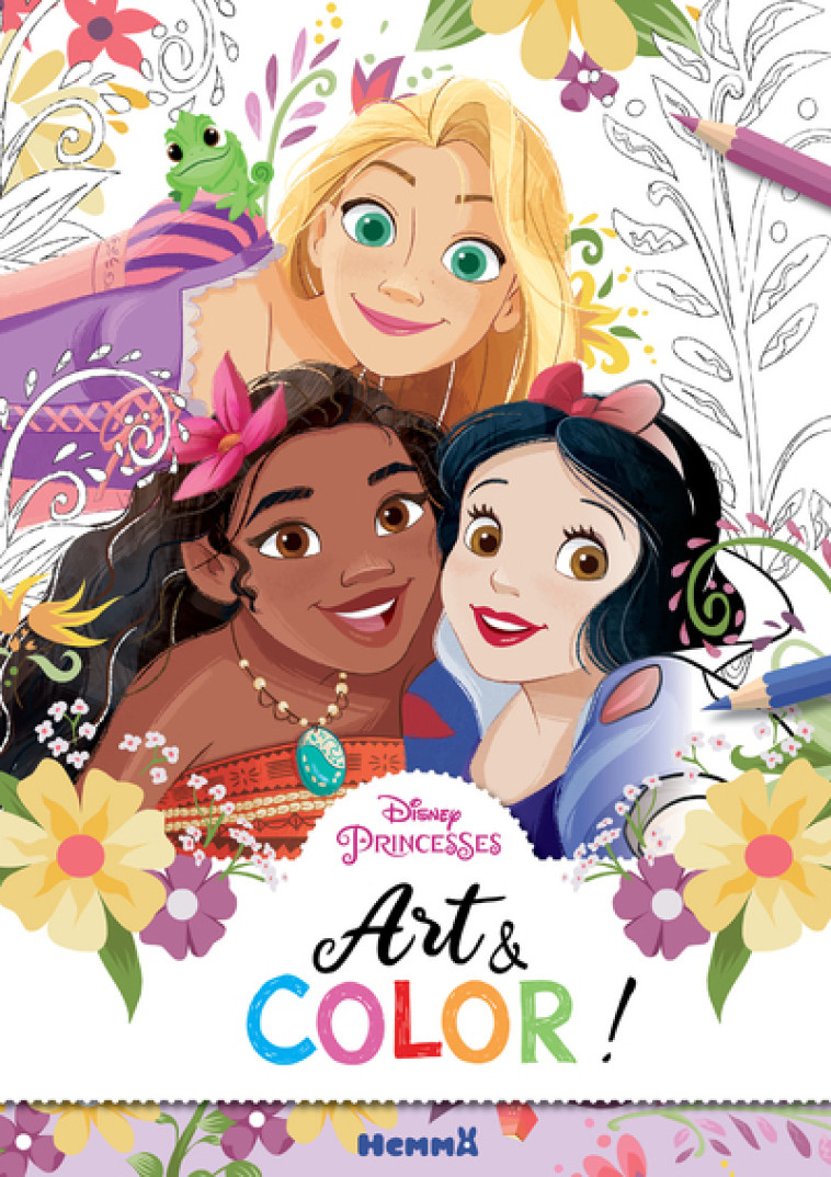 Disney Princesses - Art & Color ! - Collectif Collectif,  Collectif - HEMMA