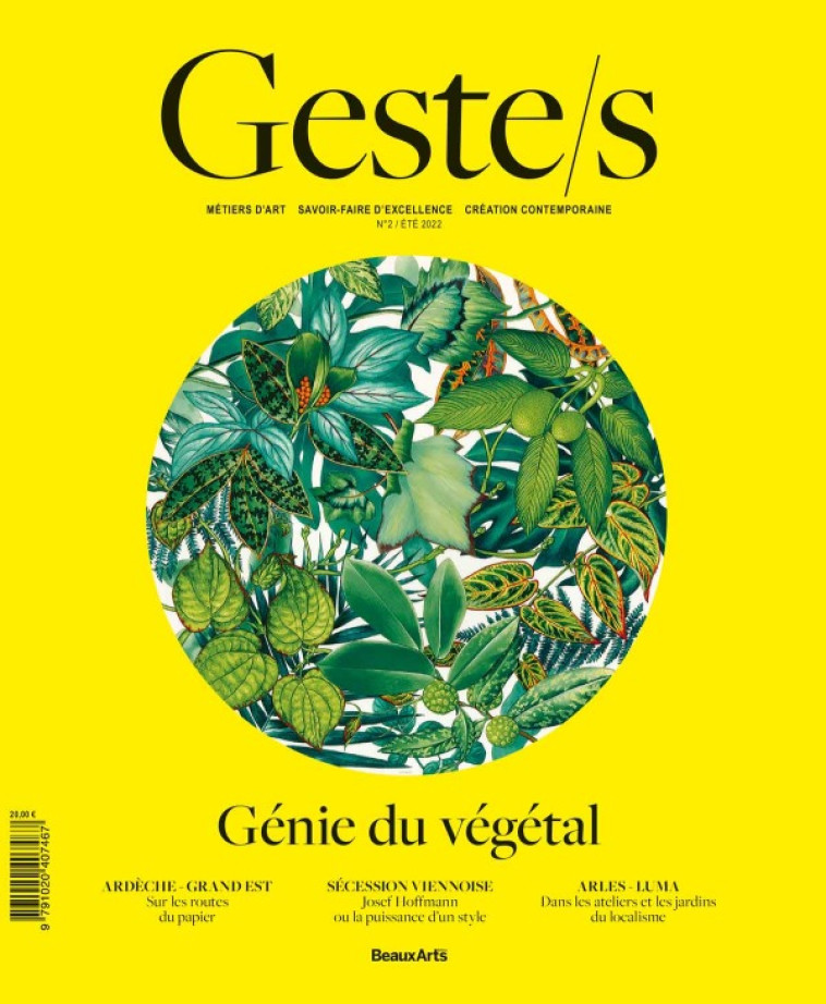 Geste/s n°2 : Génie du végétal -  Collectif,  Collectif - BEAUX ARTS ED