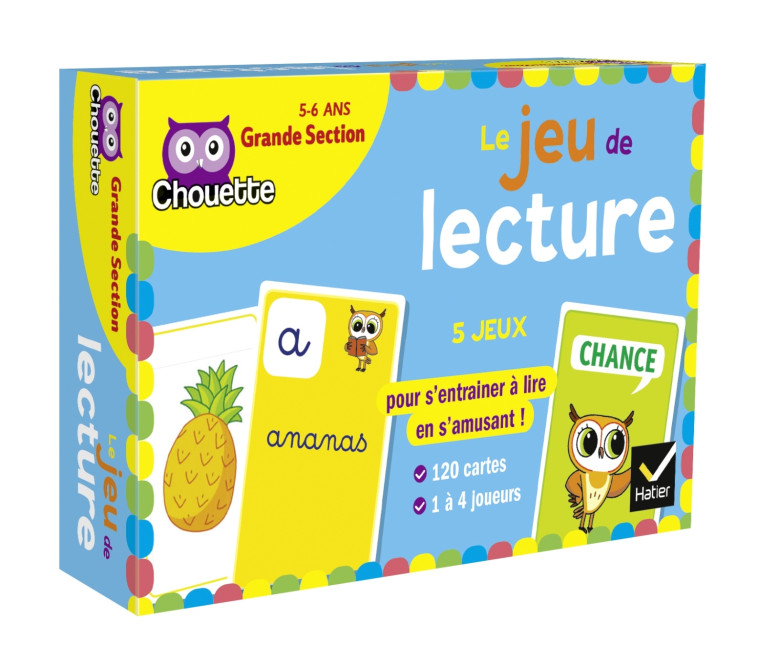 Chouette - Le jeu de lecture GS - Nicole Amram, Stéphanie Grison, Nicole Amram, Stéphanie Grison - HATIER