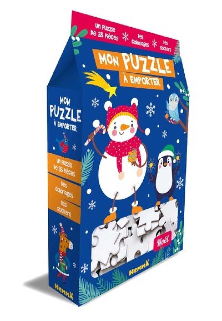 Mon puzzle à emporter - Noël - Collectif Collectif,  Collectif - HEMMA