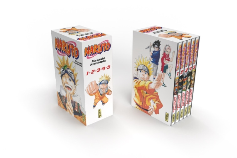 Coffret Naruto Tome 1 à 5 - XXX - KANA