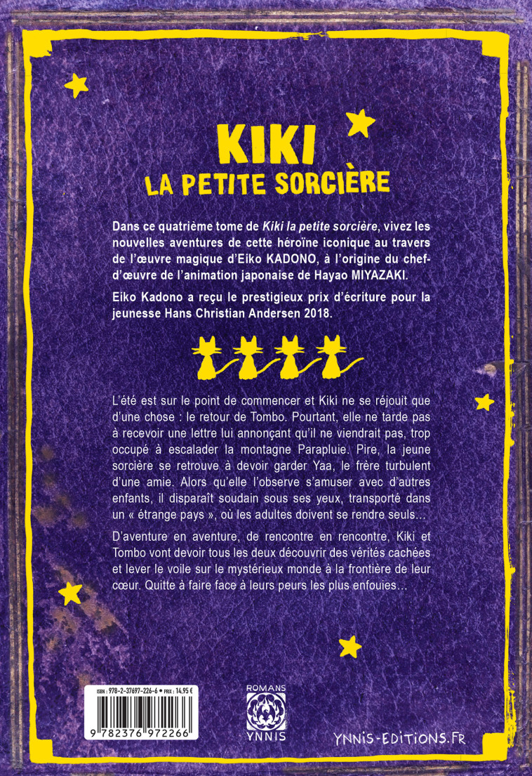 Kiki, la petite sorcière 4 - Eiko Kadono - YNNIS