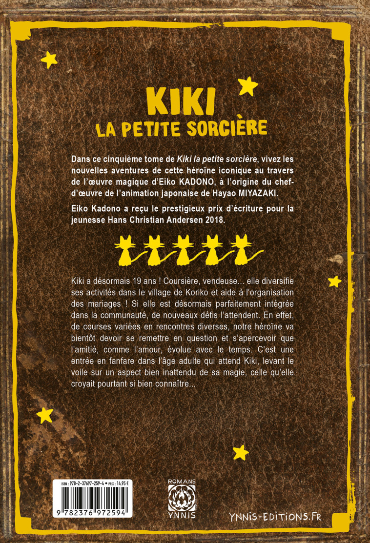 Kiki la petite sorcière 5 - Eiko Kadono - YNNIS