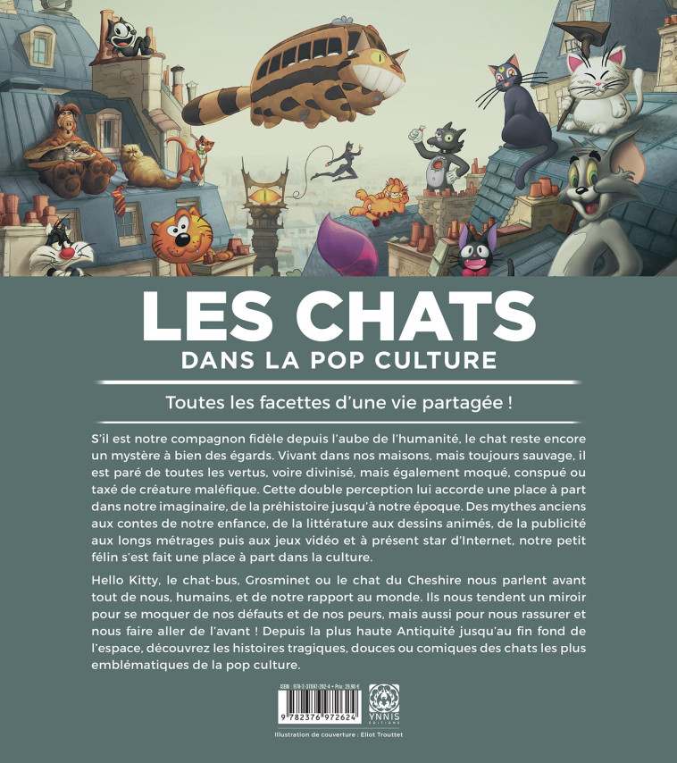 Les Chats dans la Pop Culture - Stéphanie Chaptal - YNNIS