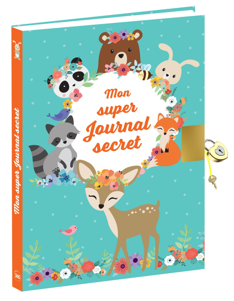 Mon super journal secret - Animaux mignons -  Editions 365 - 365 PARIS