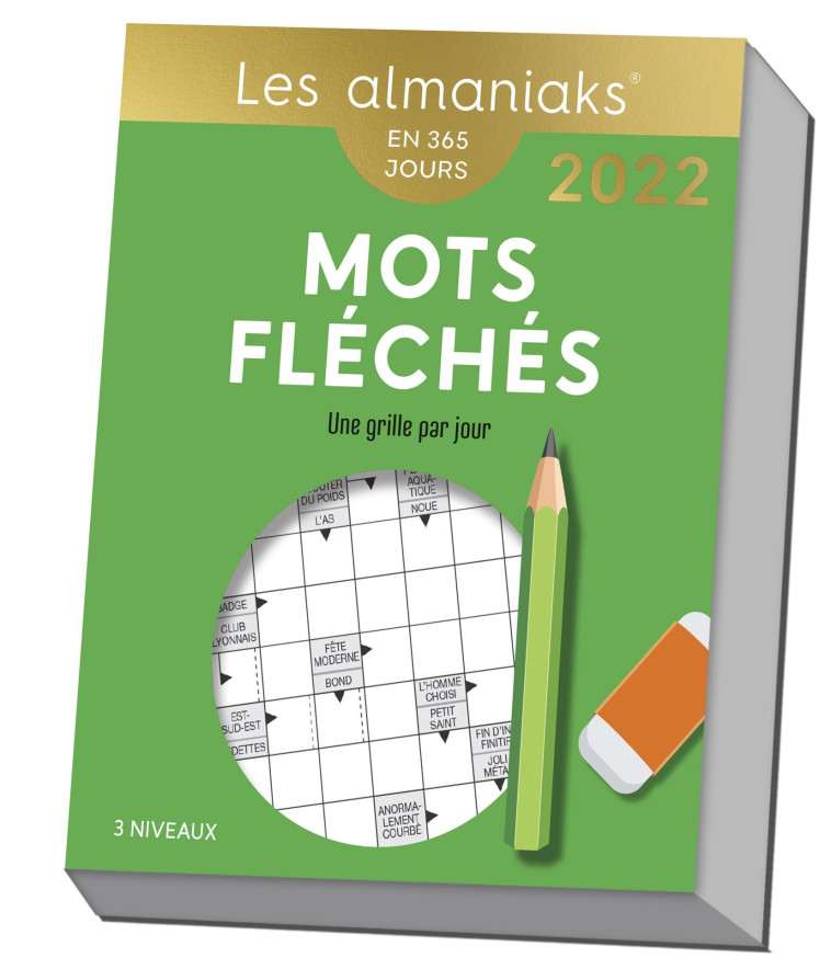 Calendrier Almaniak Mots fléchés 2022 -  RCI - 365 PARIS