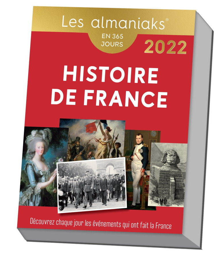 Calendrier Almaniak Secrets d'histoire 2022 - Bernard Montelh - 365 PARIS