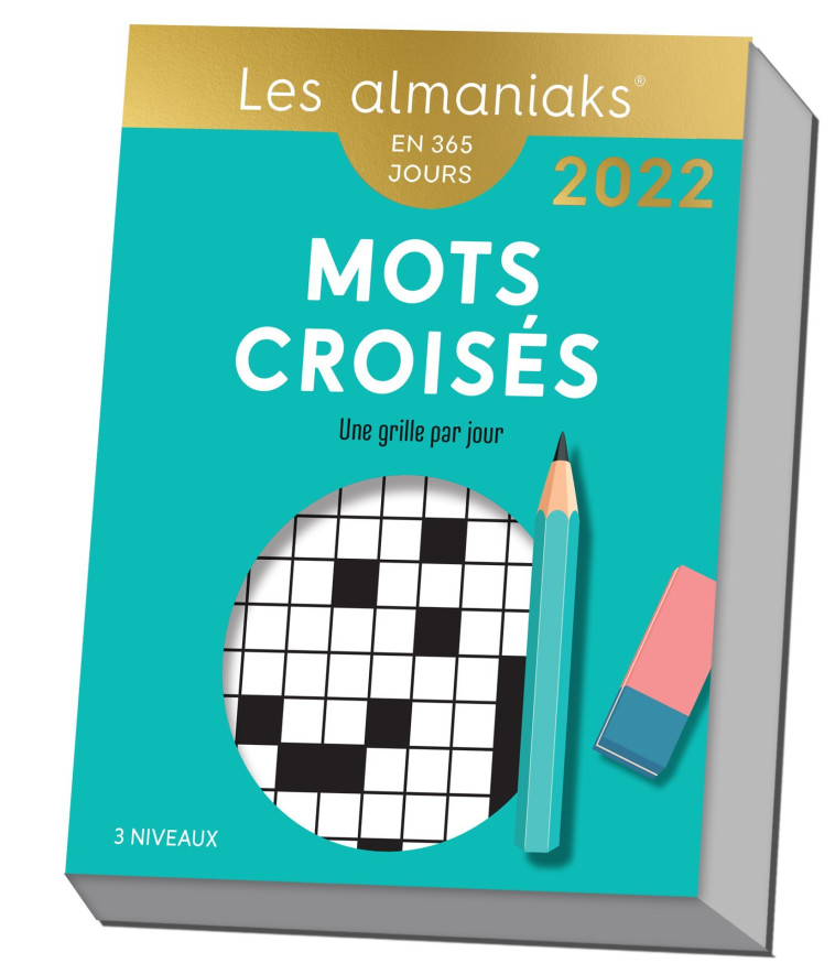 Calendrier Almaniak Mots croisés 2022 -  RCI - 365 PARIS