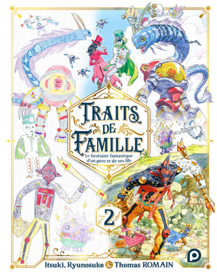 Traits de famille - tome 2 - Itsuki Romain - KUROKAWA