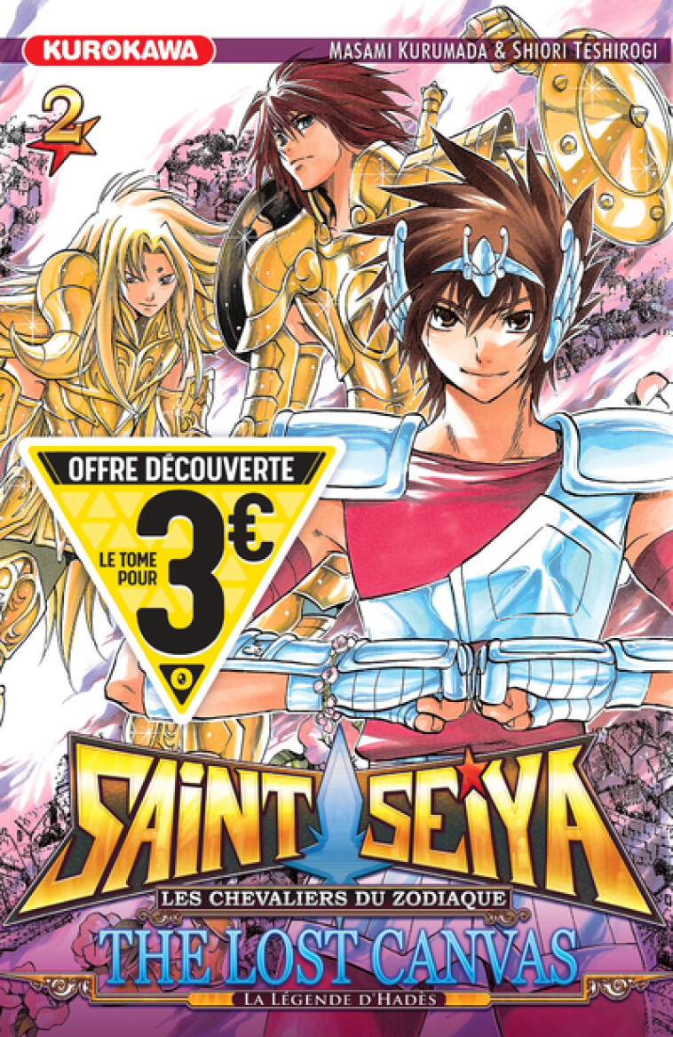 Saint Seiya - The Lost Canvas - La légende d'Hades - tome 2 - Masami Kurumada - KUROKAWA