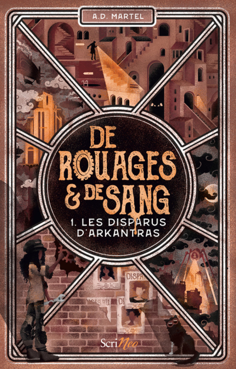 De Rouages & de sang - Tome 1 Les Disparus d'Arkantras - A. D. Martel - SCRINEO