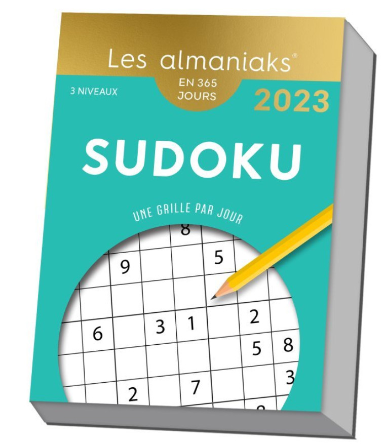 Calendrier Almaniak Sudoku 2023 : 1 grille par jour -  Editions 365 - 365 PARIS