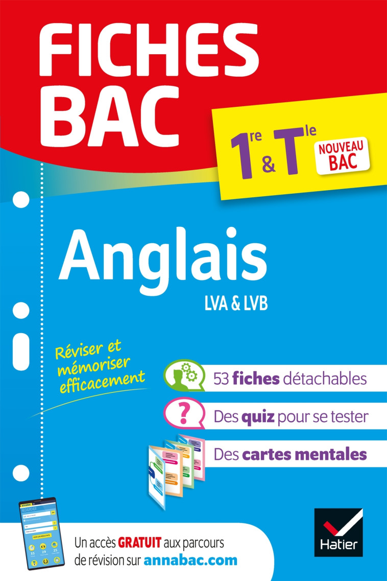 Fiches bac - Anglais 1re/Tle - Bac 2025 -  Collectif - HATIER