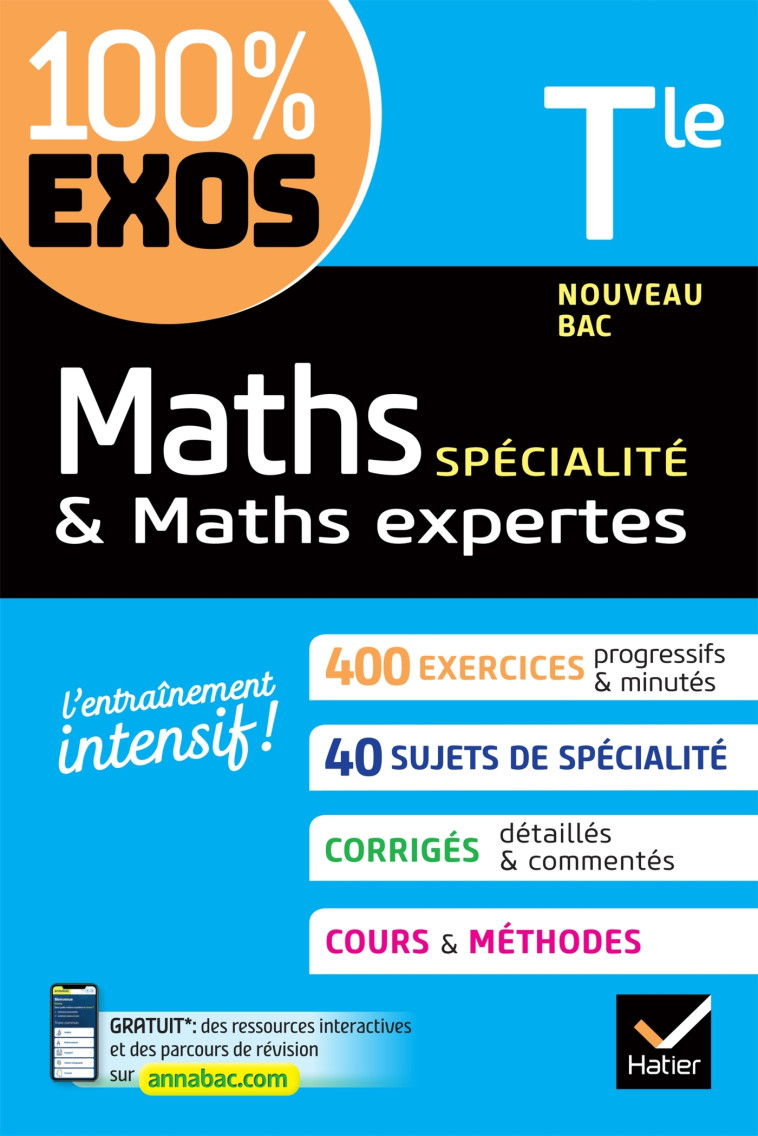 Maths (spécialité) & Maths expertes (option) Tle générale - Fabrice Barache - HATIER