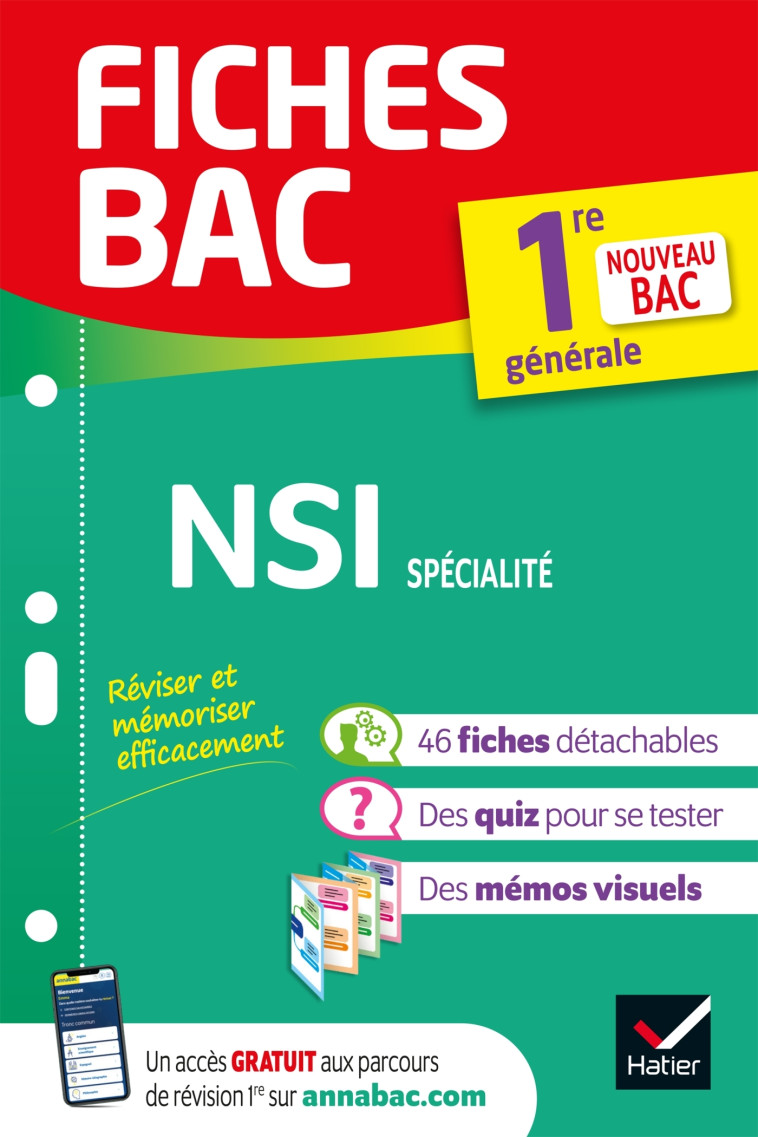 Fiches bac - NSI 1re générale (spécialité) - Céline Adobet - HATIER