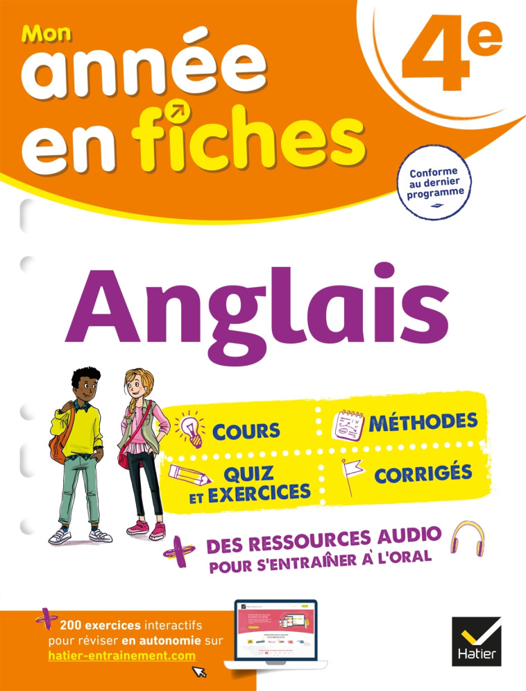 Anglais 4e (fiches de révision & exercices) - Nada Prévot - HATIER