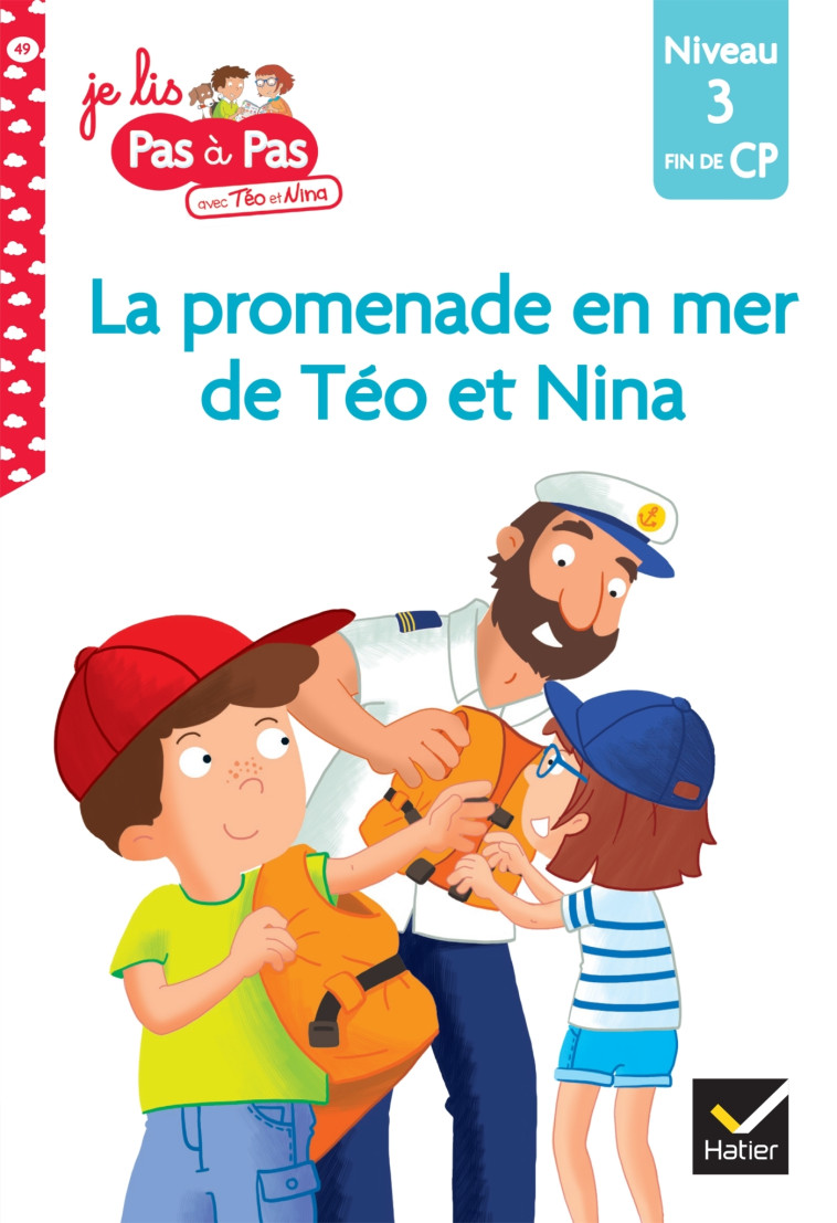 Téo et Nina fin de CP niveau 3 - La promenade en mer de Téo et Nina - Marie-Hélène Van Tilbeurgh - HATIER