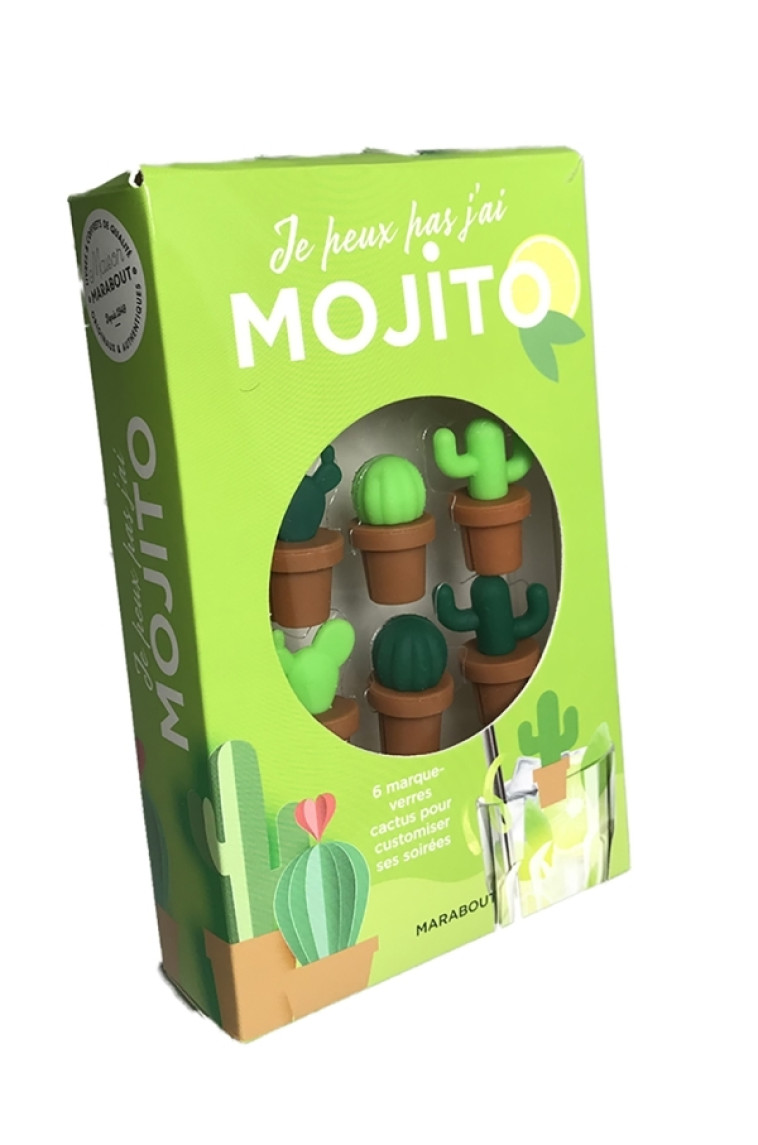 Coffret marque-verres Mojito -   - MARABOUT