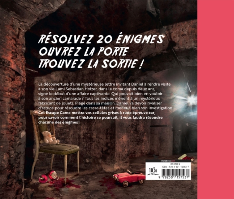 Livre Escape Game - Le fabricant de jouet -   - MARABOUT