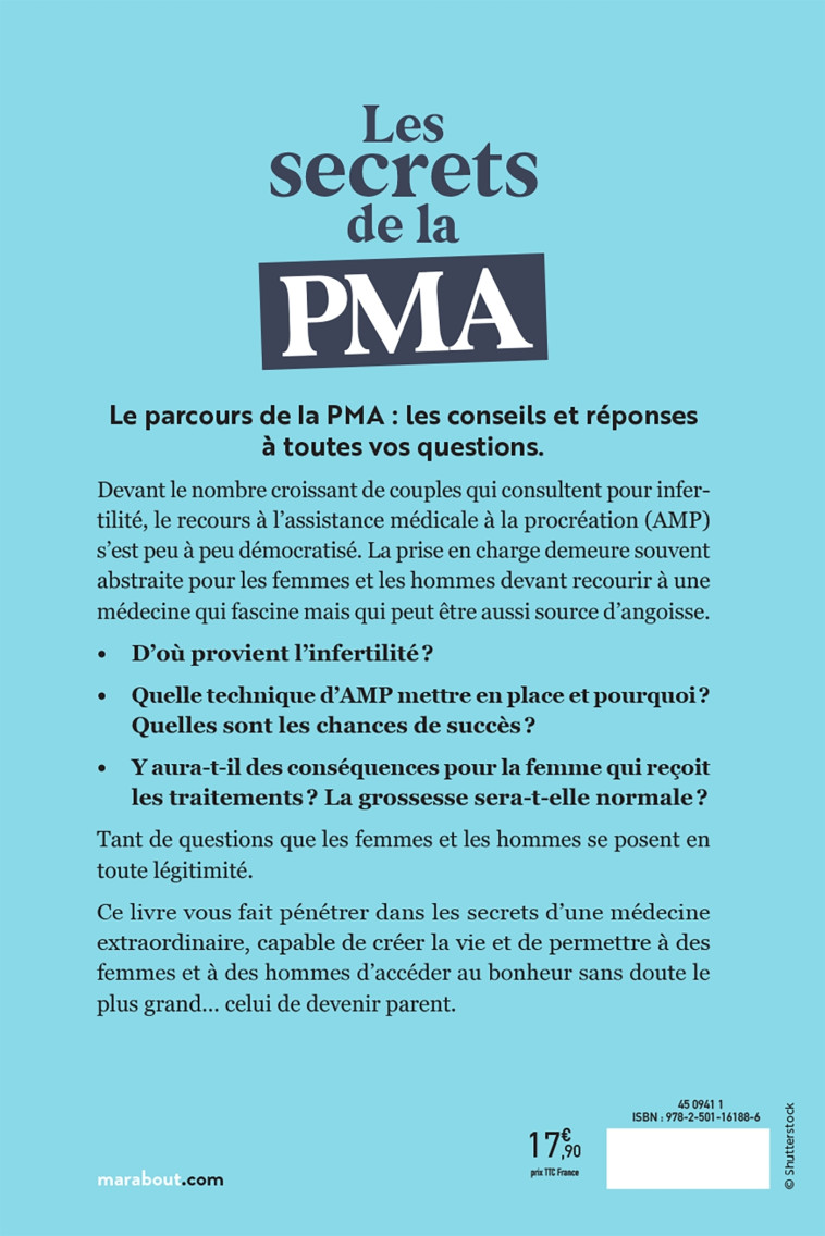 Les secrets de la PMA - Michael Grynberg - MARABOUT