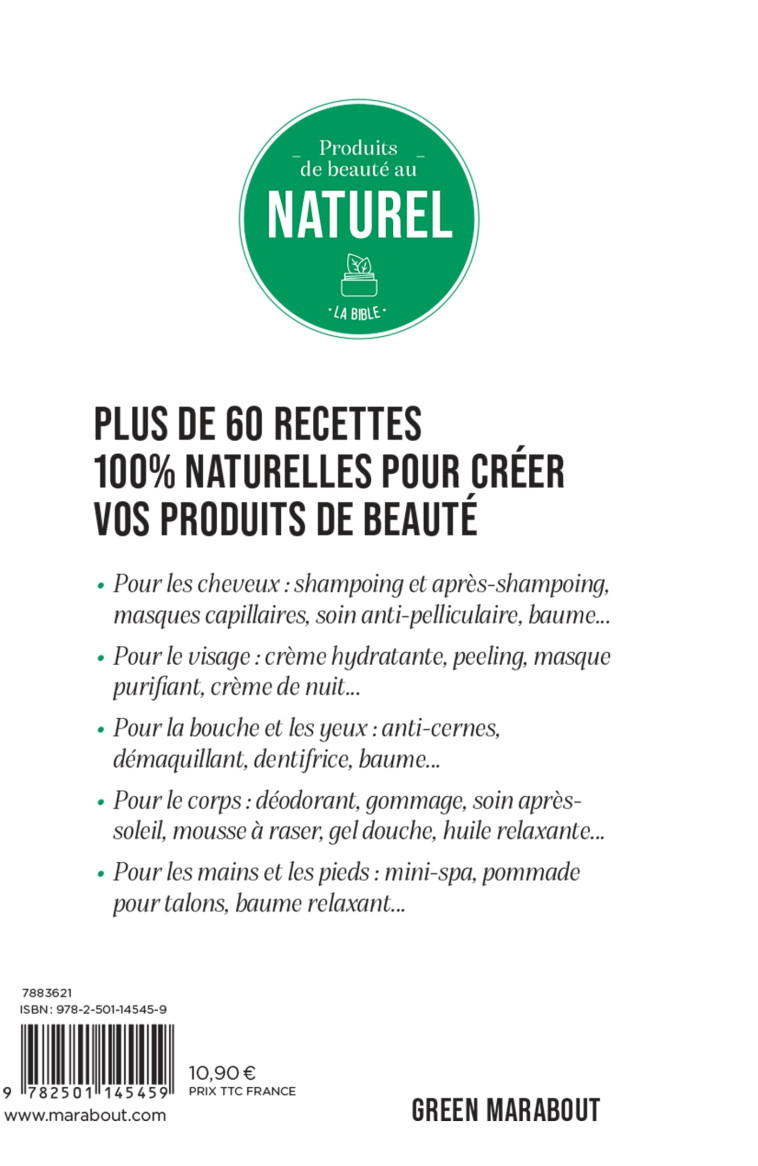 La fabrique de cosmétiques naturels - La bible - Marika Wilmes - MARABOUT