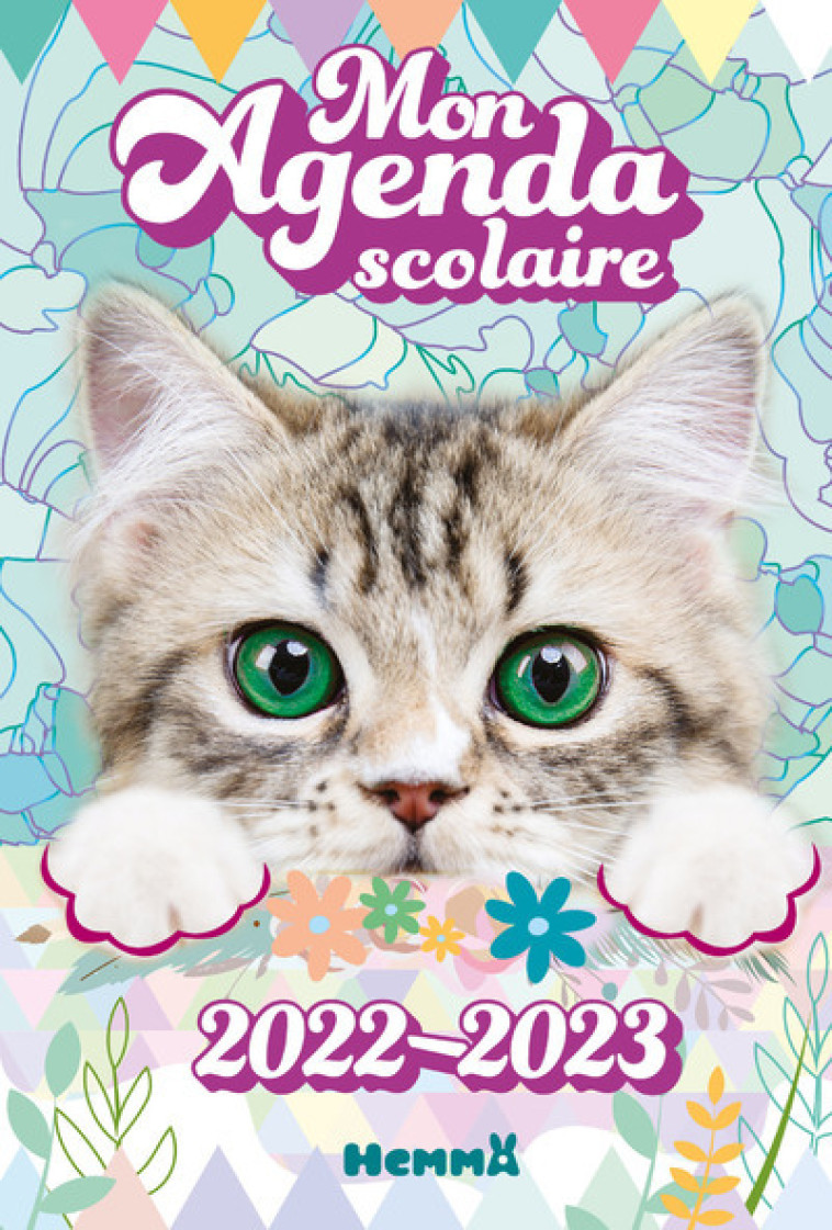 Mon agenda scolaire 2022-2023 - (Chat) -  Collectif - HEMMA