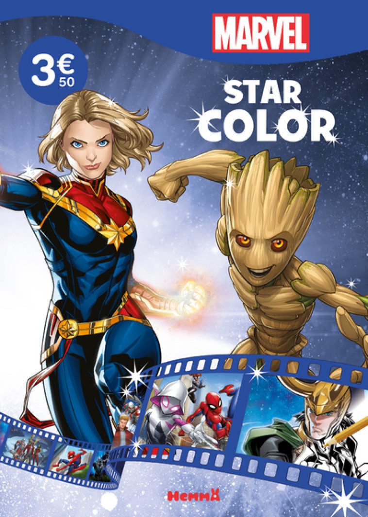 Marvel - Star Color (Captain Marvel et Groot) -  Collectif - HEMMA