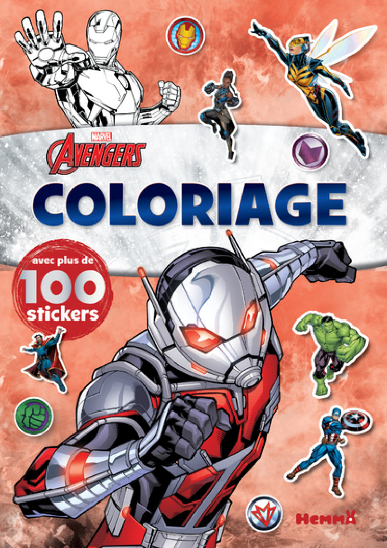 Marvel Avengers - Coloriage avec plus de 100 stickers (Ant-Man) -  Collectif - HEMMA