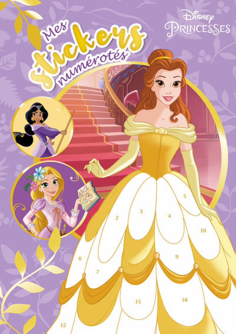 Disney princesses - Mes stickers numérotés -  Collectif - HEMMA