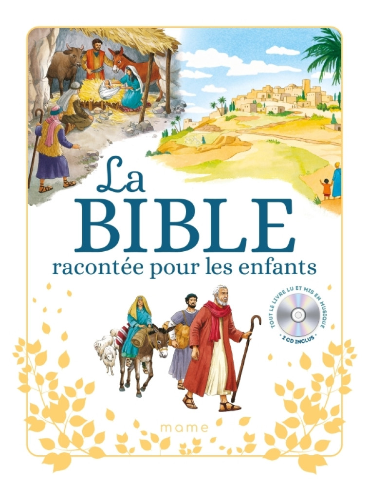 La Bible racontée pour les enfants +CD +flashcode - Karine-Marie Amiot - MAME