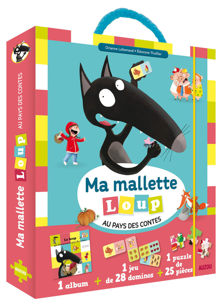 MA MALLETTE LOUP AU PAYS DES CONTES - Orianne Lallemand - AUZOU