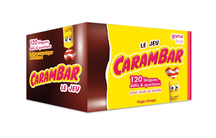 Game Box Carambar - 120 blagues, défis & questions pour jouer en famille -   - HUGO IMAGE