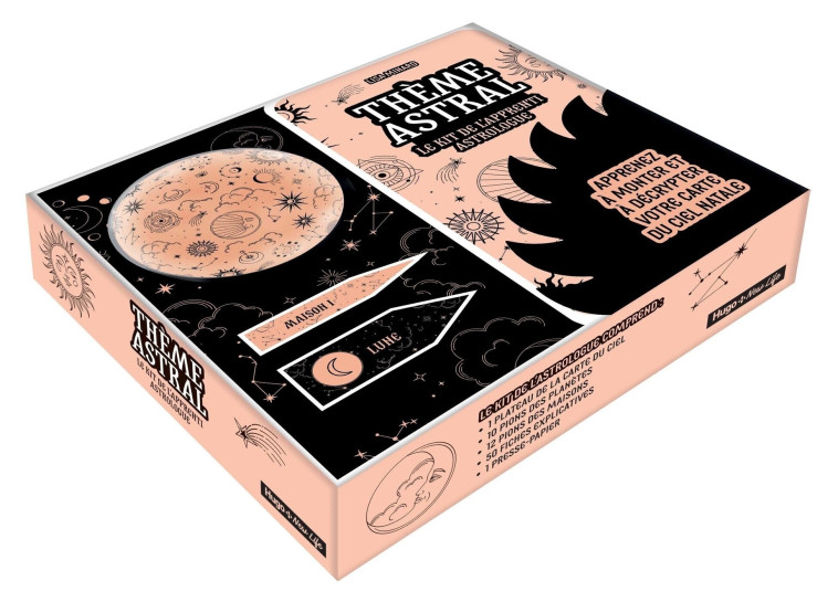 Coffret thème Astral - Le kit de l'apprenti Astrologue -   - HUGO NEW LIFE