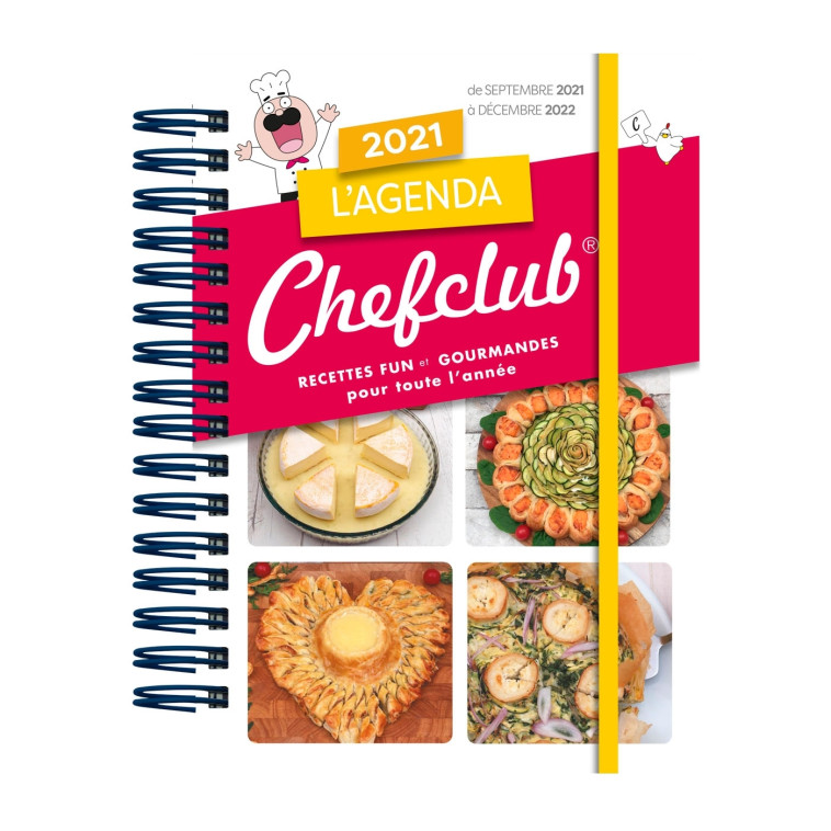 Agenda Chefclub L'officiel 2021-2022 - Recettes fun et gourmandes pour toute l'année - XXX - PLAY BAC