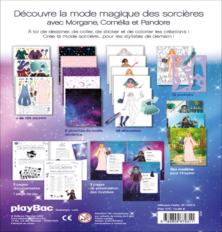 Je crée ma mode Sorcières -  Lotty - PLAY BAC