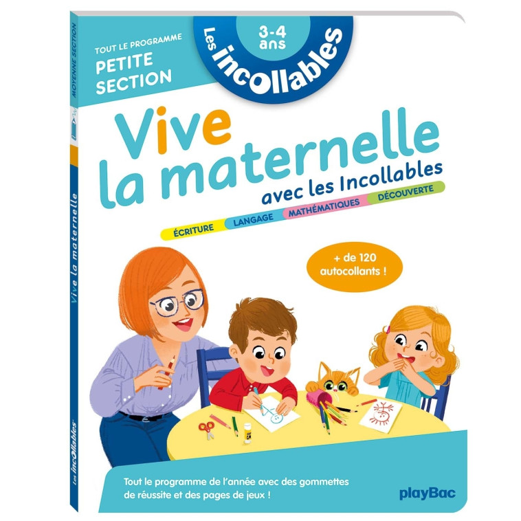 Les incollables - Vive la maternelle avec les incollables - Petite section - Karina Casimir - PLAY BAC