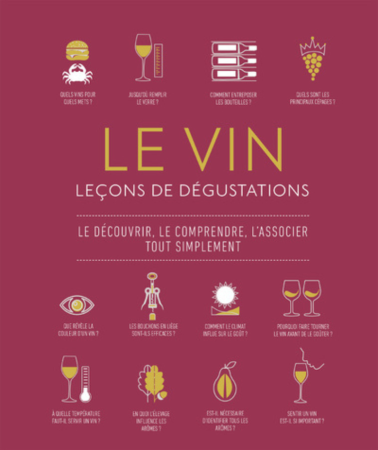 Le Vin : leçons de dégustation - Marnie Old - DORLING KINDERS