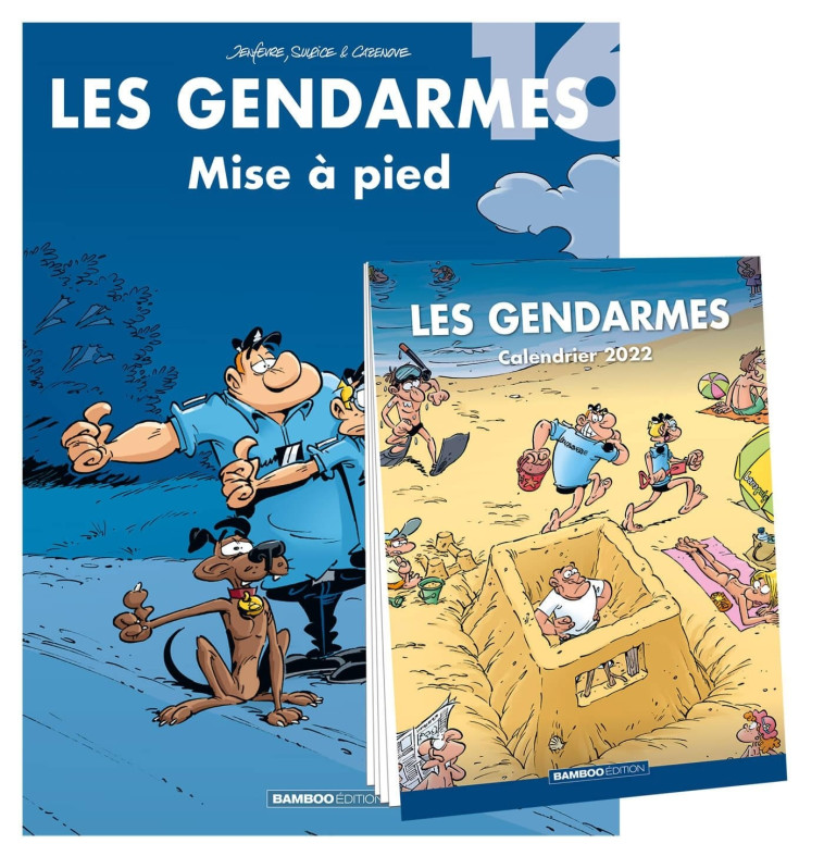 Les Gendarmes - tome 16 + Calendrier 2022 offert - Olivier Sulpice - BAMBOO