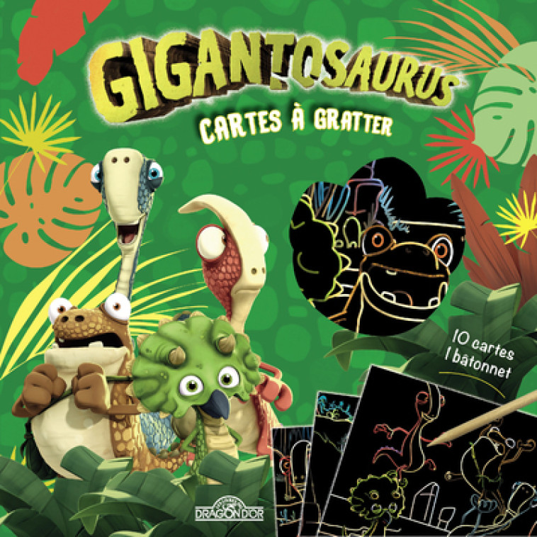 Gigantosaurus - Mes cartes à gratter Gigantosaurus -  Cybergroup - DRAGON D OR