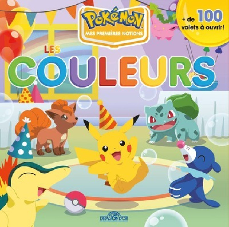 Pokémon Mes premières notions Les couleurs -  The Pokémon Company - DRAGON D OR