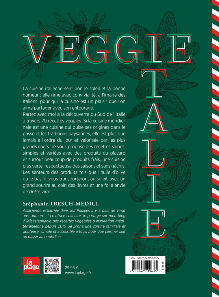 Veggie Italie - Stéphanie Tresch-Medici - LA PLAGE