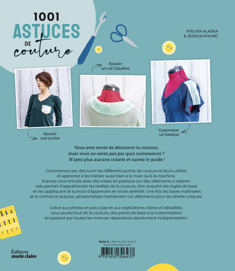 1001 Astuces de couture  - Atelier Alaska - MARIE-CLAIRE