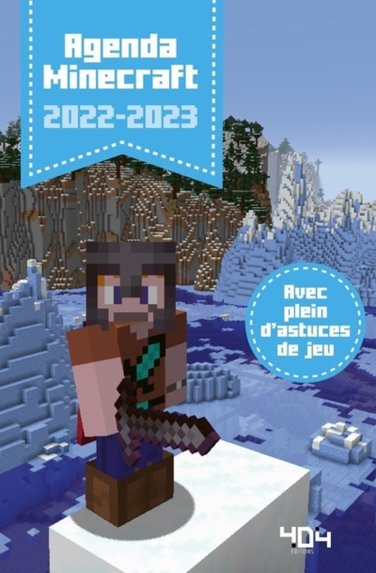 Agenda Minecraft 2022-2023 - Stéphane Pilet - 404 EDITIONS