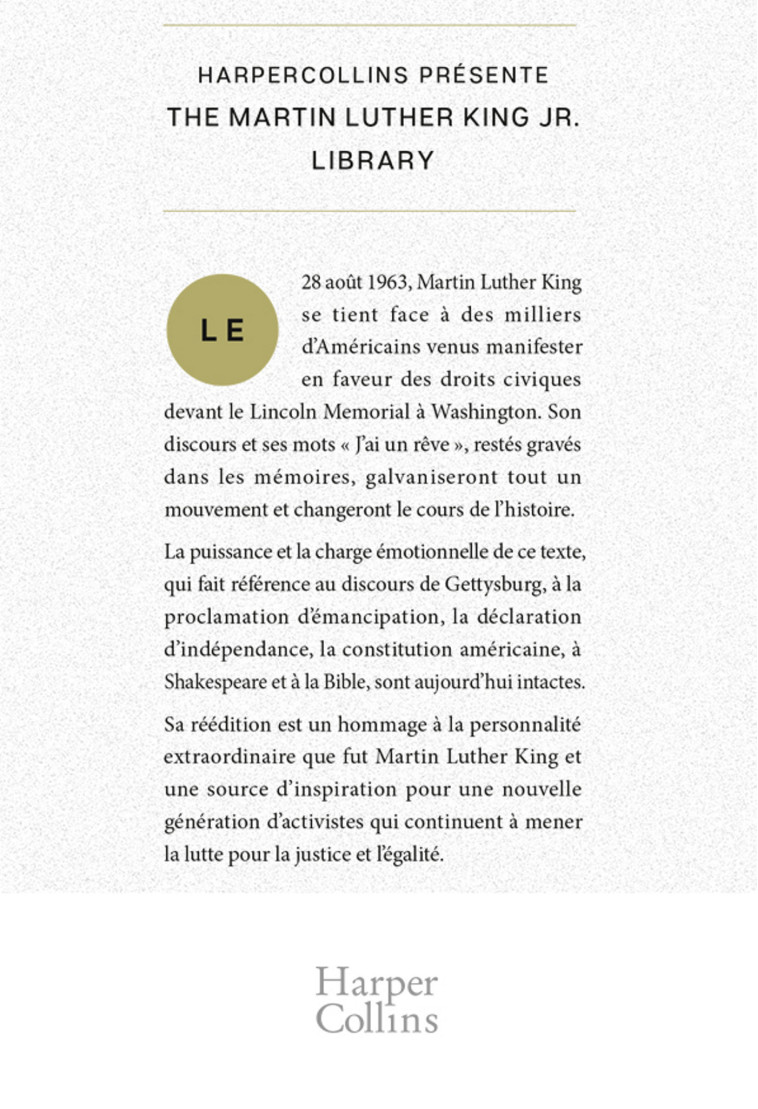 I Have A Dream - Martin Luther King - HARPERCOLLINS