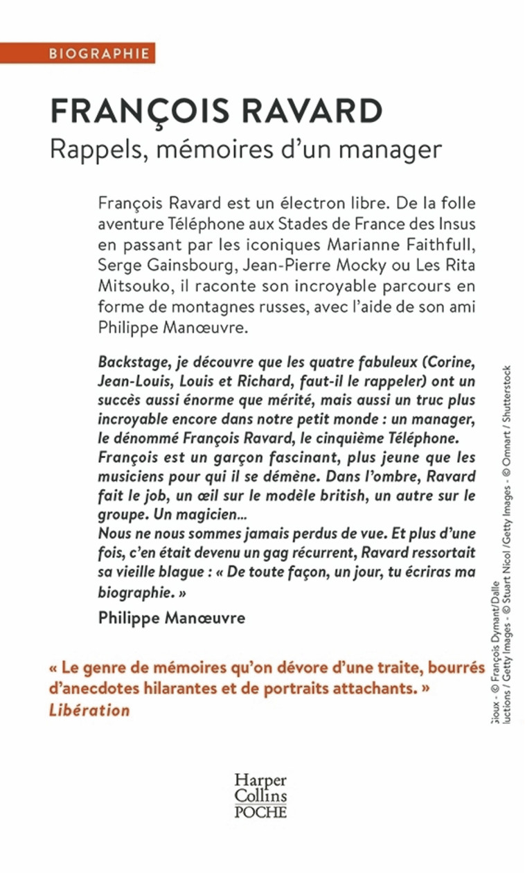 Rappels - François Ravard - HARPERCOLLINS