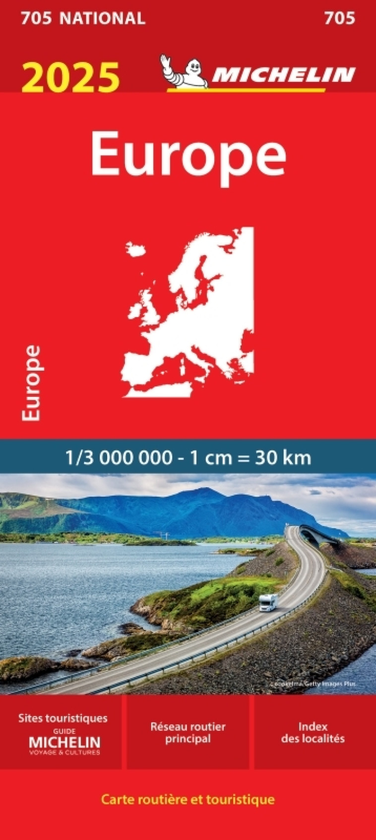 Carte Nationale Europe 2025 - XXX - MICHELIN