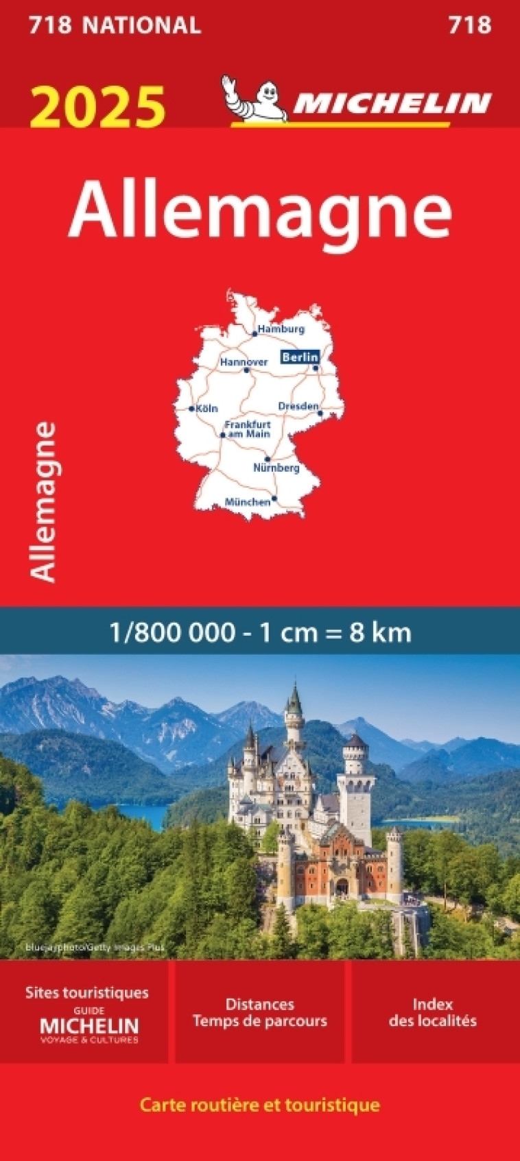 Carte Nationale Allemagne 2025 - XXX - MICHELIN