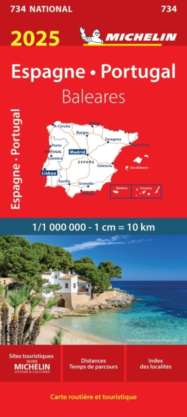 Carte Nationale Espagne, Portugal 2025 - XXX - MICHELIN