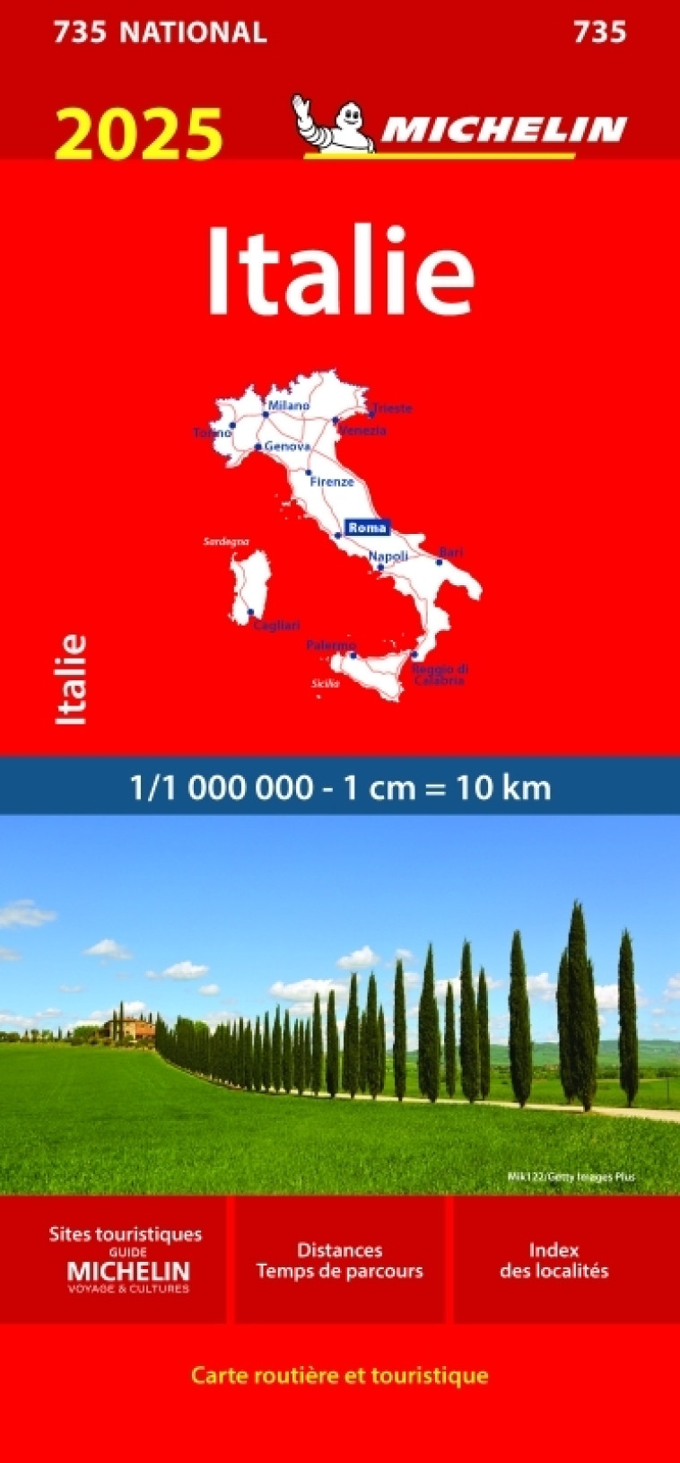 Carte Nationale Italie 2025 - XXX - MICHELIN