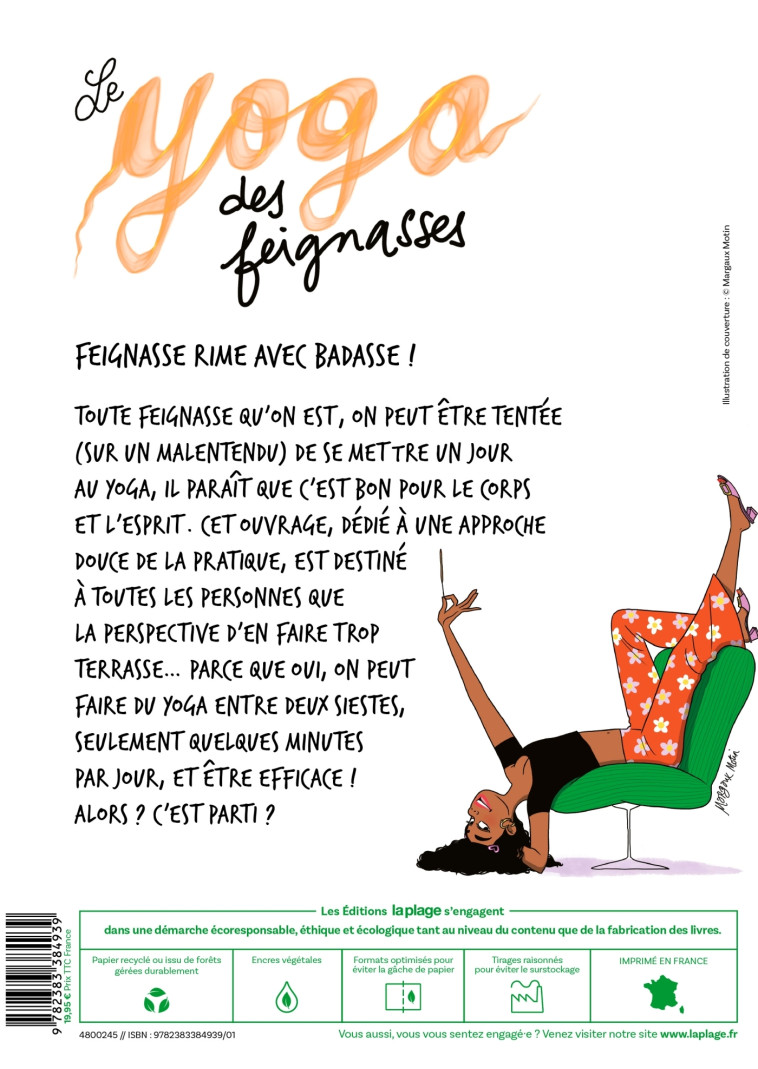 Le yoga des feignasses - Amélie Annoni - LA PLAGE